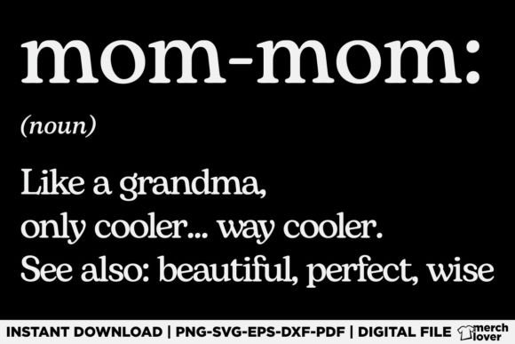A Funny Grandma T-Shirt Design for Content Graphics