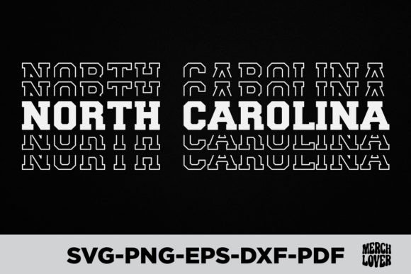 A Patriotic North Carolina T-Shirt Design for Marketing Graphics