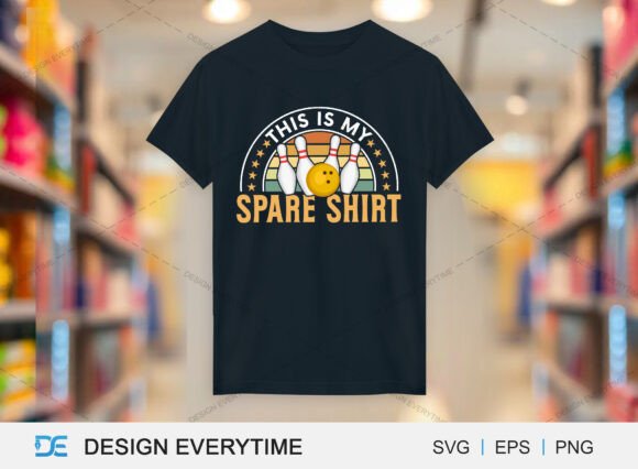 This is My Spare Shirt: A Versatile Graphics Asset for T-Shirt Designs